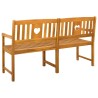 Banc extérieur Naturel 150 x 55,5 x 90 cm Bois d'Acacia Massif 644125644125
