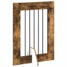 Porte de chien pliable avec supports 2 pcs Chêne fumé 120,5 cm 644128644128
