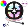 Bande LED 12 pcs Noir et Transparent 1200 mm 644134644134