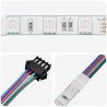 Bande LED 12 pcs Noir et Multicolore 1745 mm 644135644135