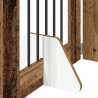 Porte de chien pliable avec supports 6 pcs Bois ancien 362 cm 644140644140