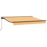 Auvent rétractable Sable 4 × 3 m Polyester et Aluminium 644143644143