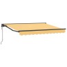 Auvent rétractable Sable 3 x 2,5 m Polyester et Aluminium 644144644144