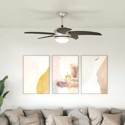 Ventilateur de plafond avec lumière et télécommande Ø 110 cm 644150644150