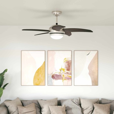 Ventilateur de plafond avec lumière et télécommande Ø 110 cm 644150644150