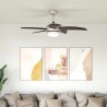 Ventilateur de plafond avec lumière et télécommande Ø 110 cm 644150644150