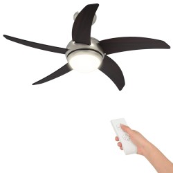 Ventilateur de plafond avec lumière et télécommande Ø 110 cm 644150644150
