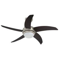Ventilateur de plafond avec lumière et télécommande Ø 110 cm 644150644150