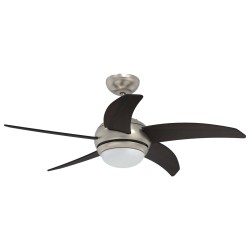 Ventilateur de plafond avec lumière et télécommande Ø 110 cm 644150644150