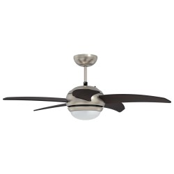 Ventilateur de plafond avec lumière et télécommande Ø 110 cm 644150644150
