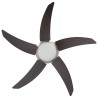 Ventilateur de plafond avec lumière et télécommande Ø 110 cm 644150644150