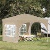 Tente de fête pop-up 290 x 290 x 245 cm Crème 644166644166