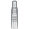 Paniers à gabions arqués 5 pcs 400x30x80/100 cm Fer galvanisé 644171644171