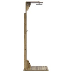 Douche d'extérieur 214,5 cm Naturel 644174644174