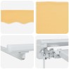 Cadre de store manuel avec LEDs Sable 4,5 × 3,5 m 644177644177