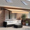 Cadre de store manuel avec LEDs Sable 3 x 2,5 m 644179644179