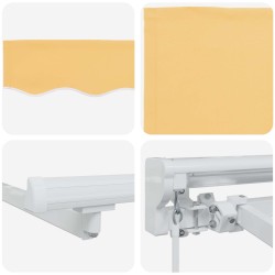 Cadre de store manuel avec LEDs Sable 4 × 3 m 644181644181
