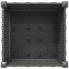 Jardinière avec Roues Gris clair 40 x 40 x 48 cm PP 644184644184