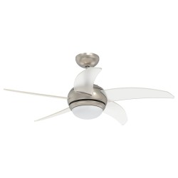 Ventilateur de plafond avec lumière et télécommande Ø 110 cm 644186644186