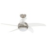 Ventilateur de plafond avec lumière et télécommande Ø 110 cm 644186644186