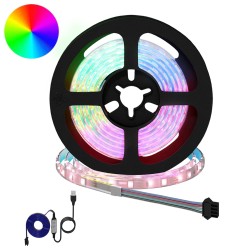 Bande LED 12 pcs Noir et Transparent 1300 mm 644189644189