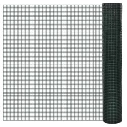 Grillage pour volière acier galvanisé 1x25 m vert 644191644191