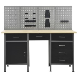 Établi avec 4 panneaux muraux 644193644193