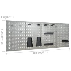 Établi avec 4 panneaux muraux 644193644193