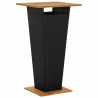 Ensemble de bar de jardin 5 pcs et coussins Résine tressée Noir 644196644196