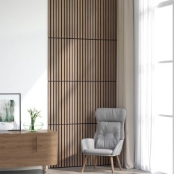 Panneaux muraux 8 pcs Marron 60,5 x 60 cm 644197644197