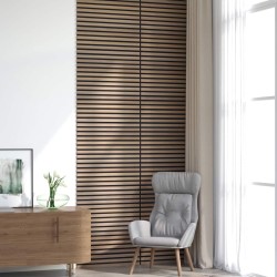 Panneaux muraux 8 pcs Marron 60,5 x 60 cm 644197644197