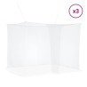 Filet anti-moustiques pour lit 156 mailles 3 pcs Blanc 644210644210