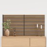 Panneaux muraux 2 pcs Naturel 60,5 x 60 cm 644214644214