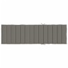 Coussin de chaise longue gris foncé mélangé 200x60x4 cm tissu 644216644216