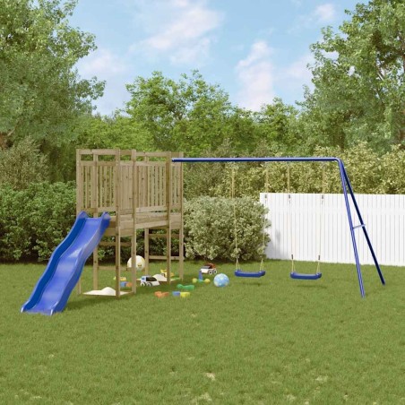Aire de jeux d'extérieur bois de pin imprégné 644226644226