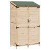 Abri de jardin Naturel 106,5 x 56 x 176 cm Bois de Sapin Massif 644227644227