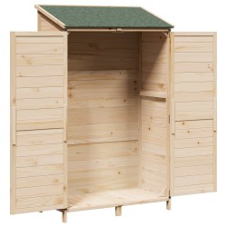 Abri de jardin Naturel 106,5 x 56 x 176 cm Bois de Sapin Massif 644227644227