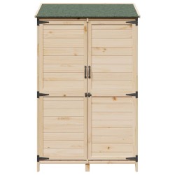 Abri de jardin Naturel 106,5 x 56 x 176 cm Bois de Sapin Massif 644227644227