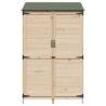 Abri de jardin Naturel 106,5 x 56 x 176 cm Bois de Sapin Massif 644227644227