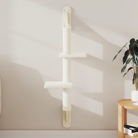 Arbre à chat mural avec griffoir crème 108 cm 644230644230