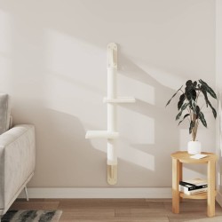 Arbre à chat mural avec griffoir crème 108 cm 644230644230