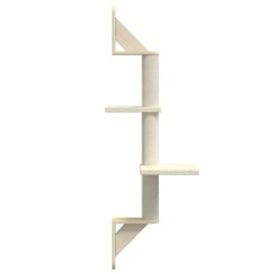 Arbre à chat mural avec griffoir crème 108 cm 644230644230