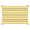 Voile d'ombre Jaune et blanc 3,5 x 5 m HDPE 644235644235