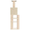 Arbre à chat avec poteaux à griffer en sisal Crème 180 cm 644236644236