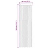 Rideau anti-insectes en chenille Gris et Noir 56 x 185 cm 644241644241