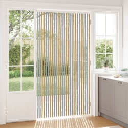 Rideau anti-insectes en chenille Gris et Beige 118 x 220 cm 644247644247