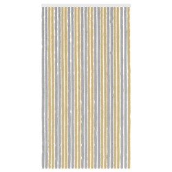 Rideau anti-insectes en chenille Gris et Beige 118 x 220 cm 644247644247