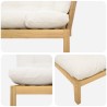 Unité du canapé en palette de jardin 2 Pièce 644253644253