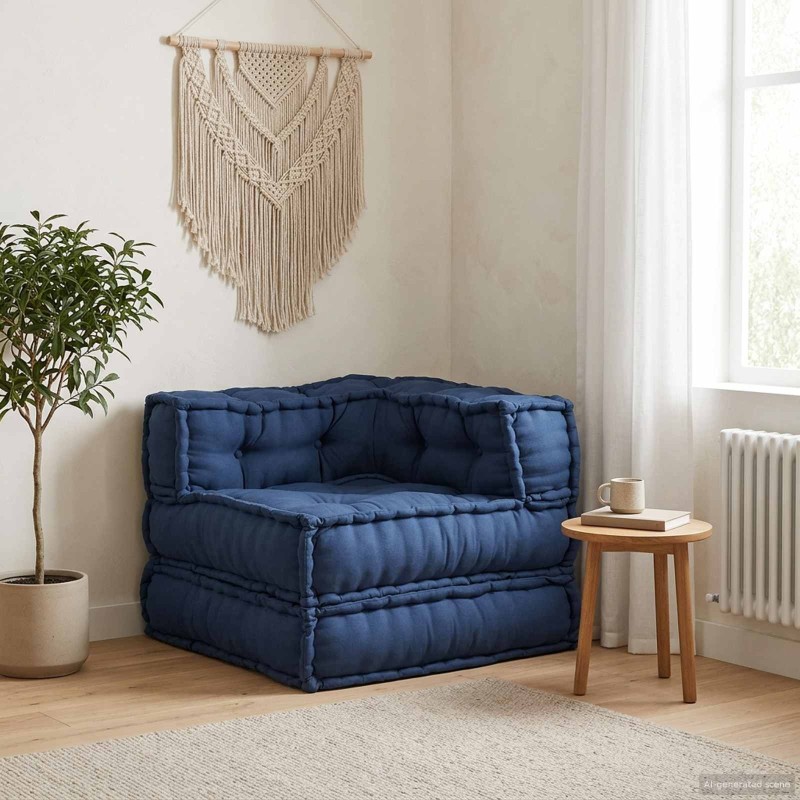 Unité de canapé modulaire Indigo 70 x 70 x 56 cm Tissu 644255644255