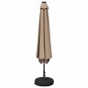 Parasol de jardin avec lumières LED et base 230 x 230 cm 644286644286